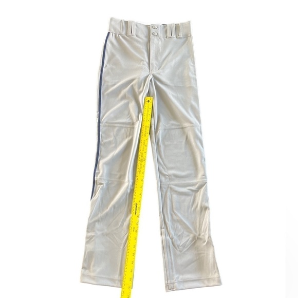 New Champro Youth Large Grey Baseball Pants With Navy Stripe - Picture 4 of 8